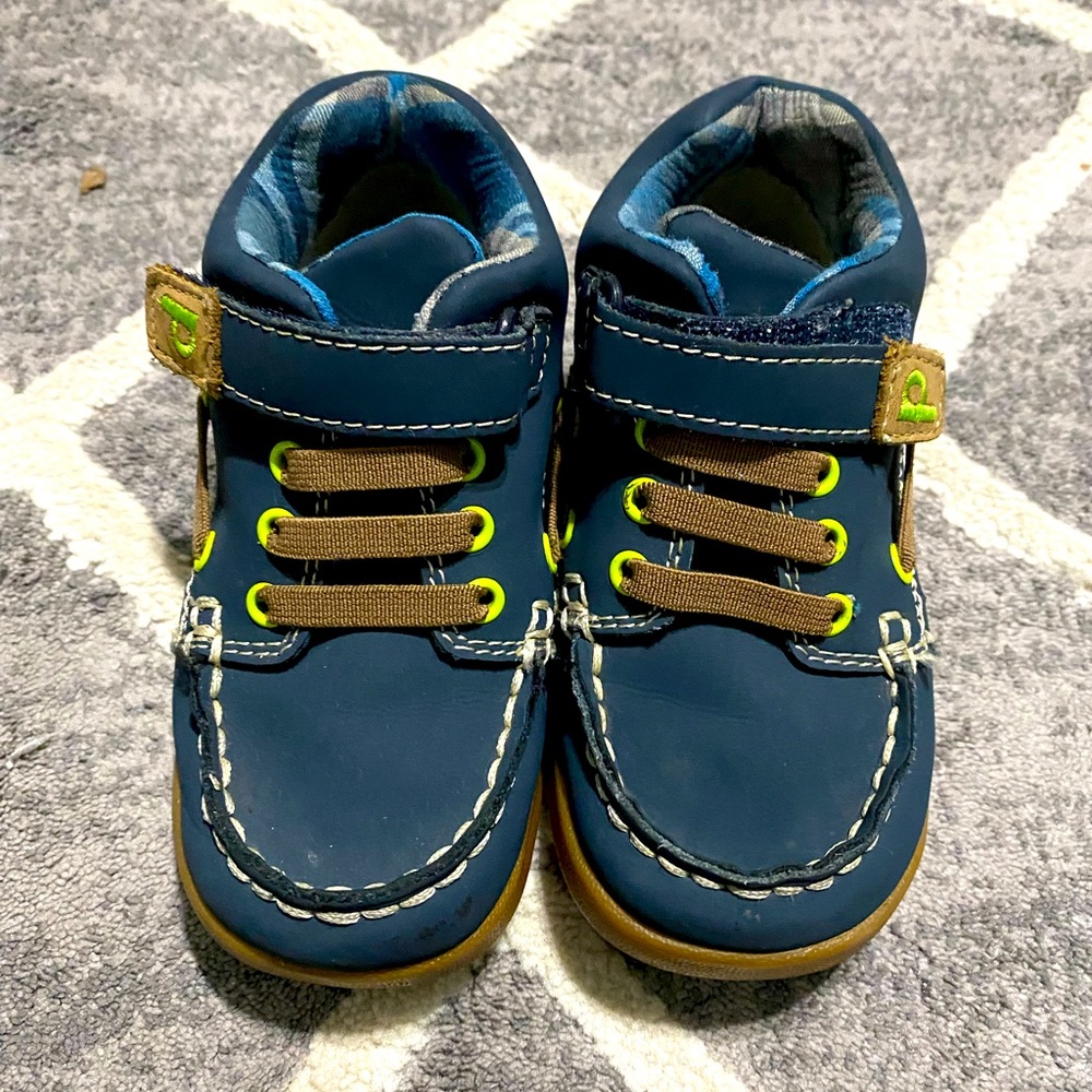Pediped Flex navy shoes 7.5-8